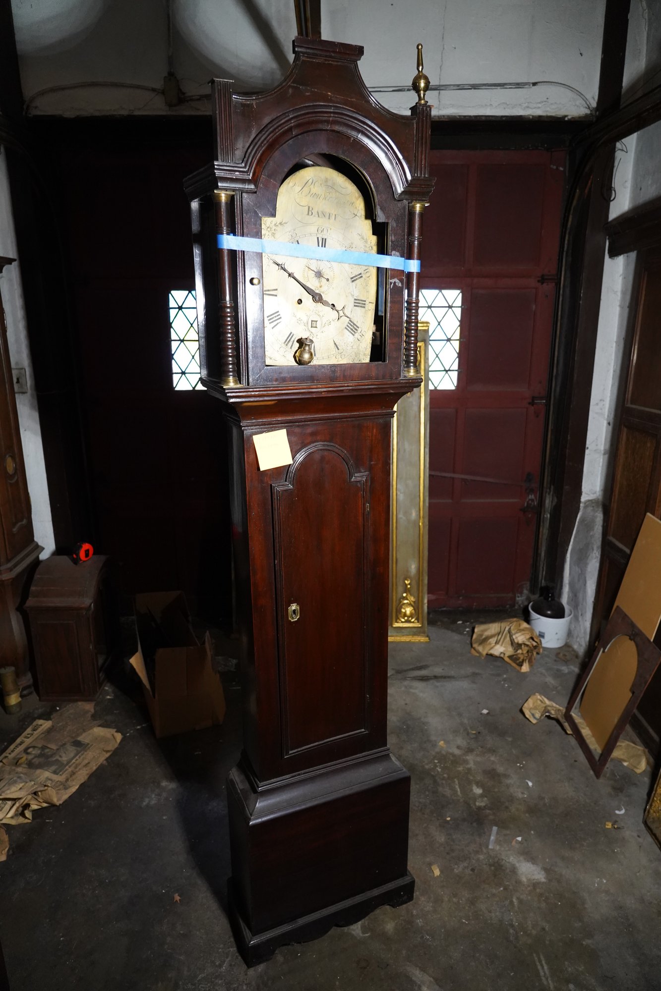 Antique Bannerman BANFF Grandfather Clock (read Info) #45923 ...