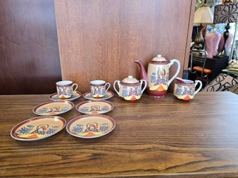 Vintage Japanese Satsuma Tea Set