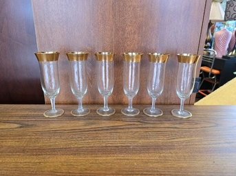 Vintage Champagne Flutes