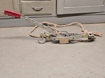 Heavy Duty Hand Operated Rope Come-Along Lever Hoist Winch Puller