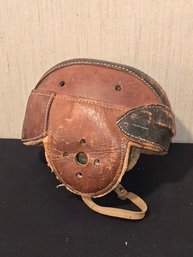 Vintage Davega H 8 Leather Football Helmet Cliff Montgomery