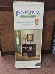 Renovations Wide Two Shelf Bookcase In Box