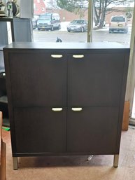 Modern 4 Door Storage Cabinet