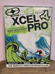 Vintage Excel Pro Promotional Poster In Metal Frame