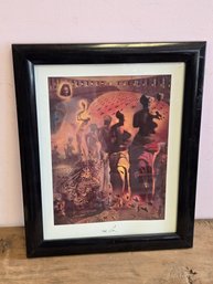 Wood Framed Print Of 'the Hallucinogenic Toreador' By Salvador Dali