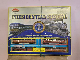 Vintage Presidential Special, Model Power, Authentic Ho Scale Passenger Train With Original Box