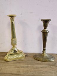 Vintage Brass Candlesticks