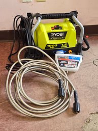 Like New-Ryobi 1900 Premium Electric Pressure Washer, 1.2 Rpm
