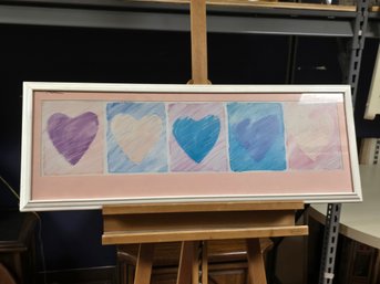 Wood Framed Heart Art Print