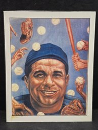 Vintage Reproduction Print Of The Legendary Brooklyn Dodgers Catcher Roy Campanella