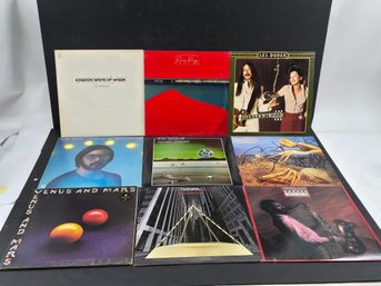 Lot Of 9 Assorted Vinyl Records, R1