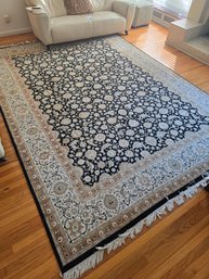 Zaki Oriental Quality Hand Knotted Area Rug With Floral Design