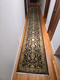 Handmade Runner Rug With Intricate Design
