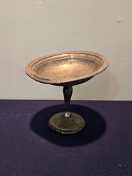 Vintage Weighted Sterling Silver Pedestal Compote,