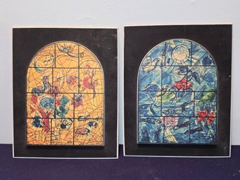 Vintage Color Lithographic Prints Of The Jerusalem Windows