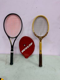 Dunlop And Davis Tennis Rackets