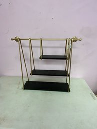 Deco 79 Metal 3-tier Wall Shelf