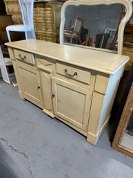 Vintage Style 2 Drawer/2 Cabinet Wooden Sideboard Buffet