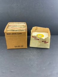 Large Lot Of Assorted 45' Records Bulk Lot