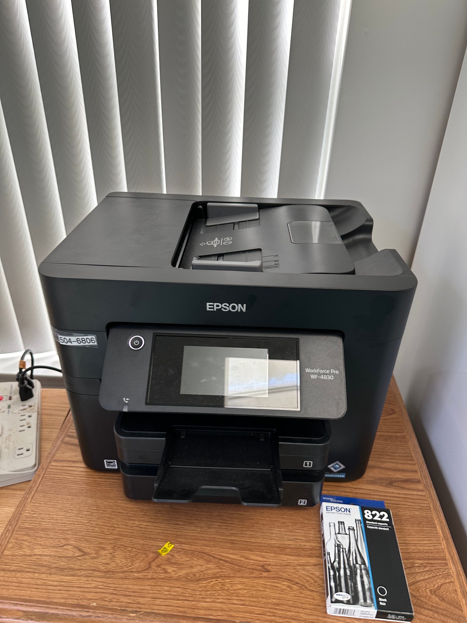 EPSON Workforce Pro Wf4830 Wireless All In One Printer With Epson 822