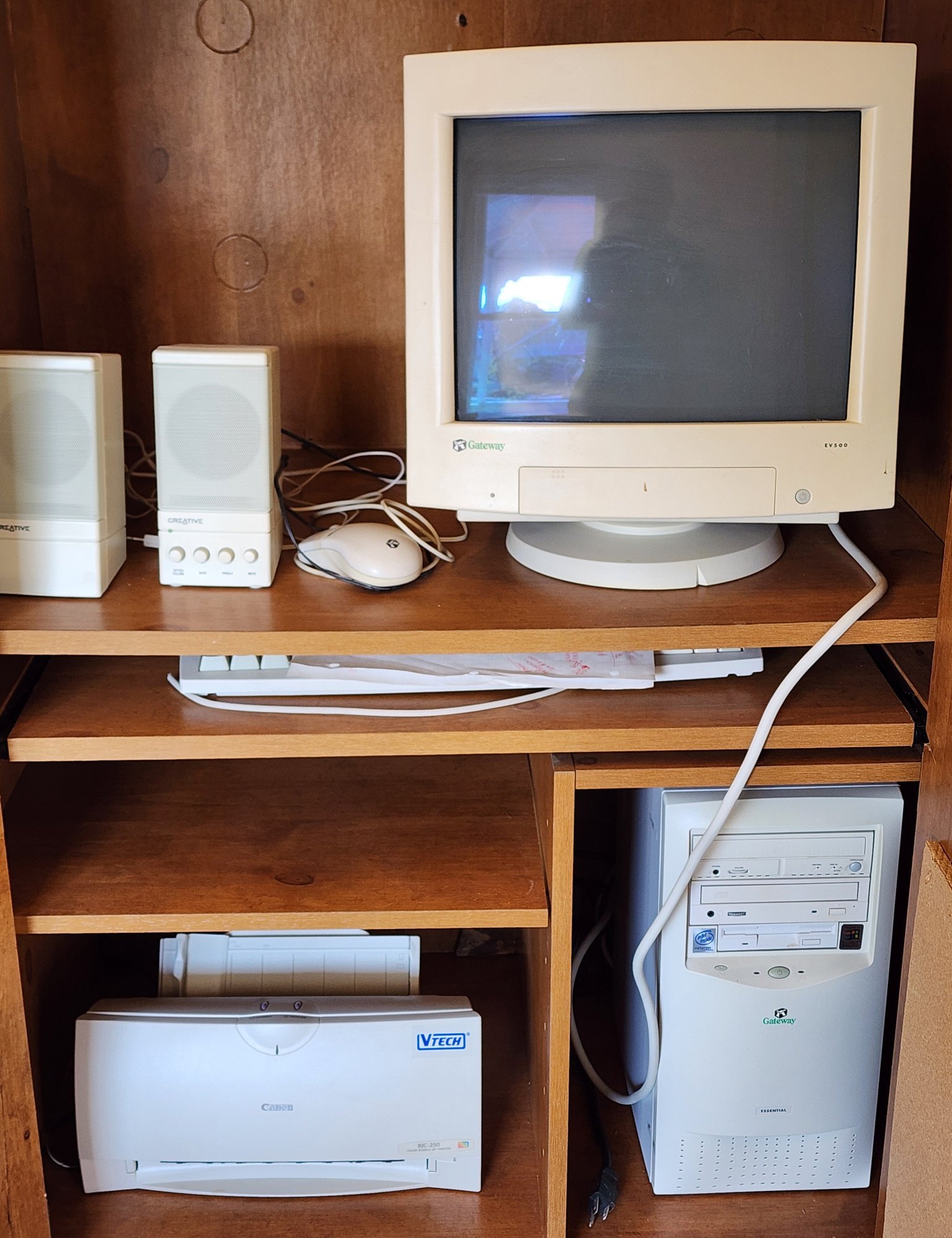 Vintage Dell Gateway Home Computer System And Printer #29663 ...