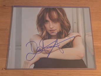 Signed Photograph Of The Actress Dakota Johnson