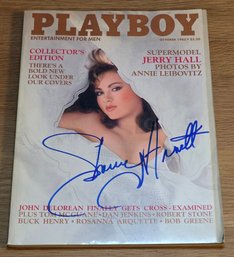SB58 Playboy Magazine From October 1985 Signed  Sherry Arnett