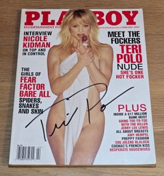 SB60 February 2005 Issue Of Playboy Magazine SIGNED Teri Polo