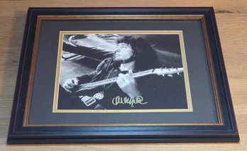 Black-and-white SIGNED Photograph Of Musician John Mayall