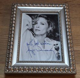 AU3 Personalized Black And White Signed Photograph Of Actress Faye Dunaway Autograph