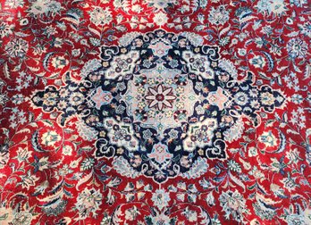 Large Vintage Woven Area Rug Home Decor Selection - RED
