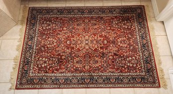 Vintage WOOL OF NEW ZEALAND Large Woven Area Rug