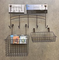 Assortment Of Metal Hanging Rack Storage Selections