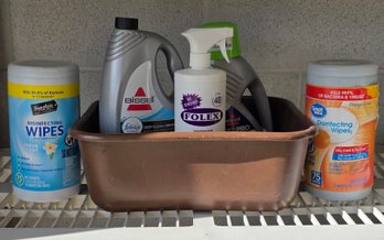 Assortment Of Home Cleaning Essentials