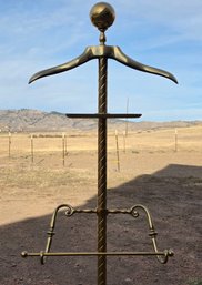 Vintage Solid Brass Wardrobe Organizer