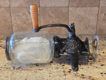 Antique Arcade Crystal No. 3 Wall-mounted Coffee Grinder