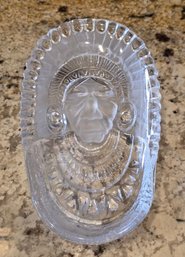 Kosta Boda Mats Johansson Style Thick Art Glass Textured Bowl