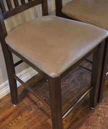 Set Of (4) Wooden Dining Chairs
