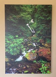 Canvas Print Titled 'Spring Runoff At Quinault River'