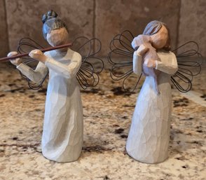 Willow Tree Line By Artist Susan Lordi The Angel Of Harmony & Angel Of Friendship