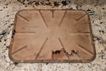 Vintage Pampered Chef Family Heritage Collection Unglazed Rectangular Baking Stone