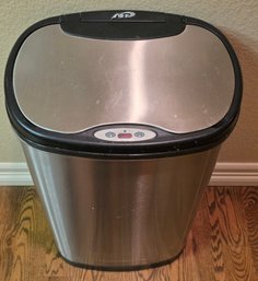Nine Stars Stainless Steel Motion Sensor Trash Can