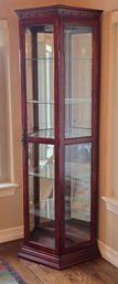 Curio Cabinet Appears To Be A Similar Model To The Pulaski Furniture Victorian Cherry Corner Curio