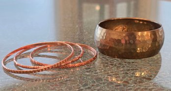 Handcrafted Hammered Copper Jewelry