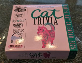 2025 Cat Trivia Page-A-Day Desk Calendar