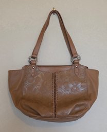 The Sak Bolinas Satchel In Brown Leather