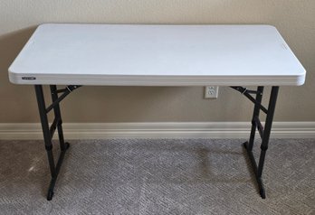 Lifetime 4-Foot Commercial Adjustable Height Folding Table