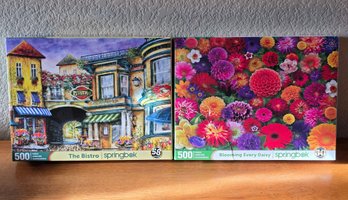 Two Jigsaw Puzzles Made By Springbok