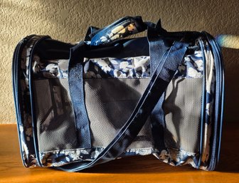 Whisker City Floral Soft-Sided Cat Carrier