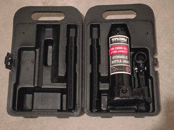 Torin 2-Ton (4000-lb.) Hydraulic Bottle Jack, Used For Lifting Vehicles
